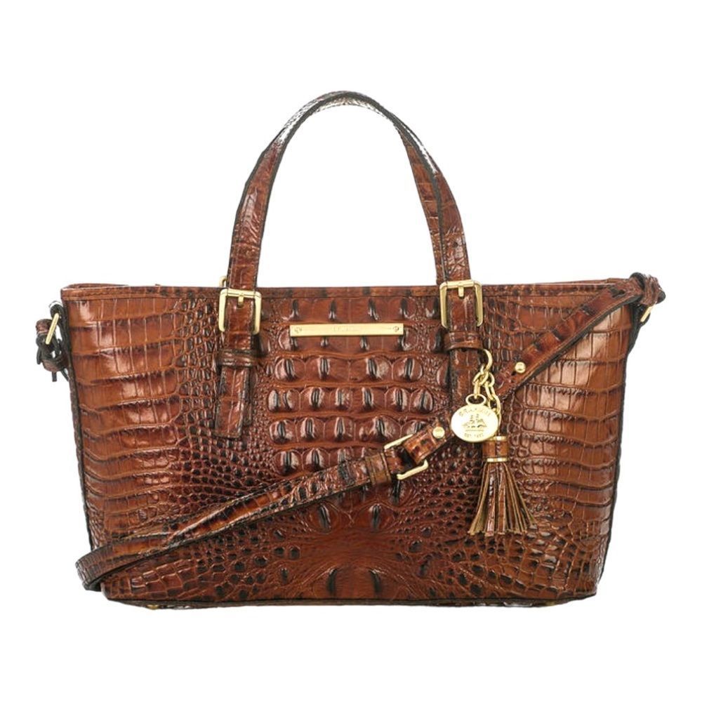 Brahmin Mini Asher Pecan Melbourne Satchel
